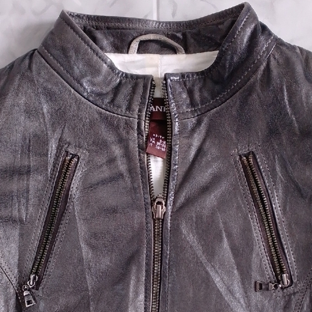 DANIER Gradient Black and Grey Women's Jacket - Picture 4 of 12